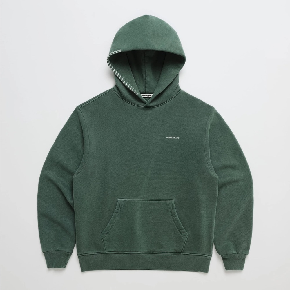Madhappy Classics Fleece Hoodie in Juniper